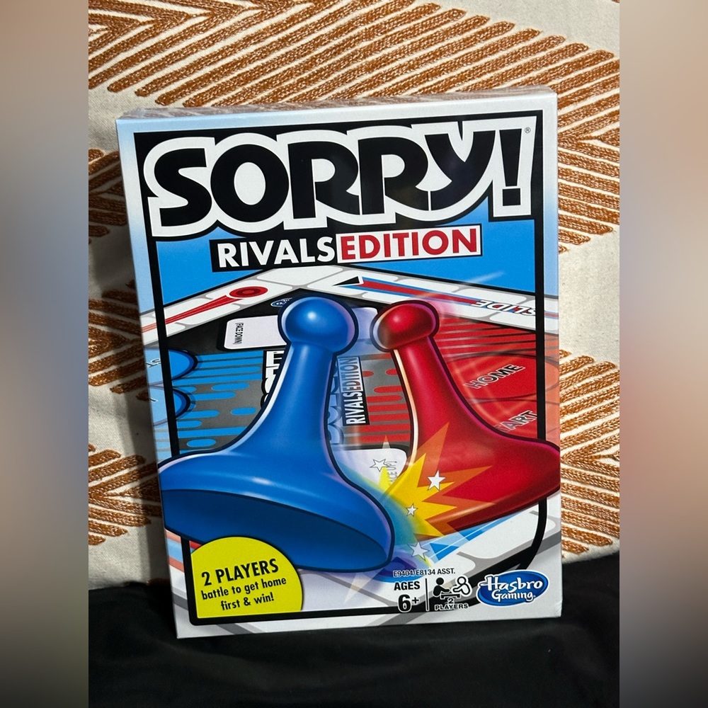 Sorry Rivals Edition Hasbro gaming age 6+